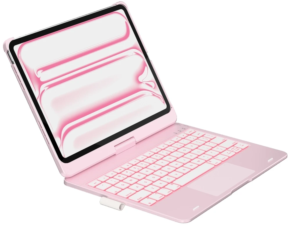 Typecase Flexbook Touch do iPad Pro 11" 2024/2025 šviesiai rausva