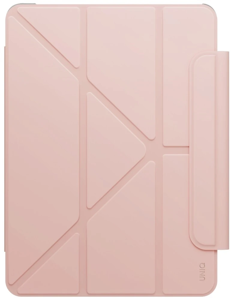 Dėklas UNIQ Camden Lite skirtas iPad skirtas iPad 11″ A16 (2025) / iPad 10.9″ 10 gen. (2022) rožinės spalvos