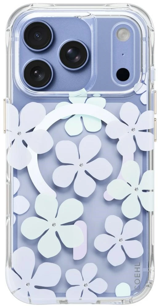Dėklas UNIQ Coehl Mila, skirtas iPhone 18 Pro / 17 Pro, su magnetiniu įkrovimu, mėlynas