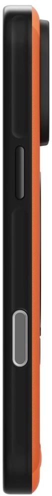 Dėklas UNIQ Elix, skirtas iPhone 18 Pro Max / 17 Pro Max, su 360 laipsnių besisukančiu stovu, oranžinis