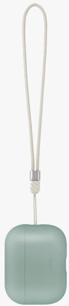 Dėklas UNIQ Lino skirtas AirPods Pro 3 gen Silicone žalios spalvos