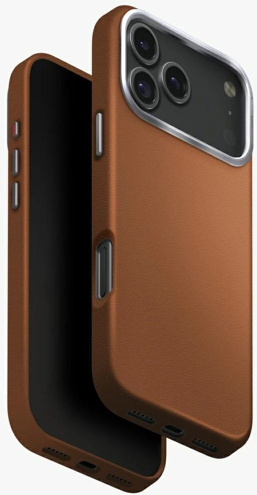 UNIQ Lyden dėklas, skirtas iPhone 17 Pro Max, su Magclick įkrovimu, karamelės spalvos