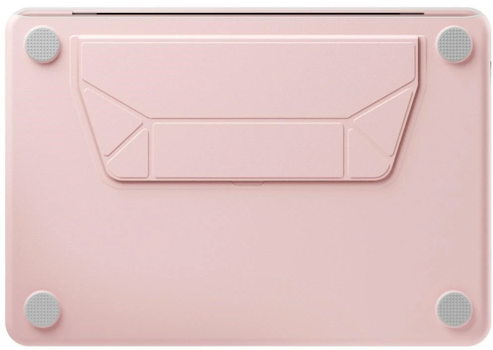 Dėklas UNIQ Lyden Versa skirtas MacBook Neo rožinės spalvos