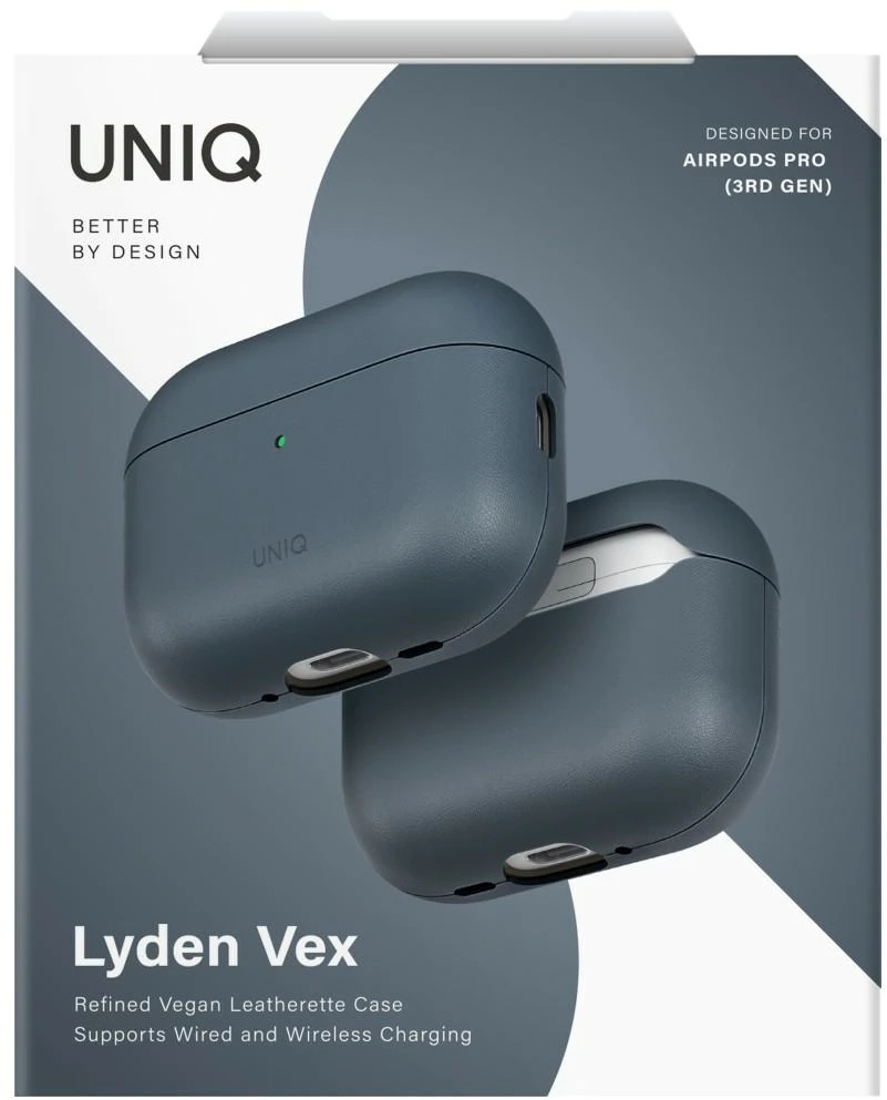 „Uniq Lyden Vex“ dėklas, skirtas „AirPods Pro 3“ ausinėms - Mėlyna