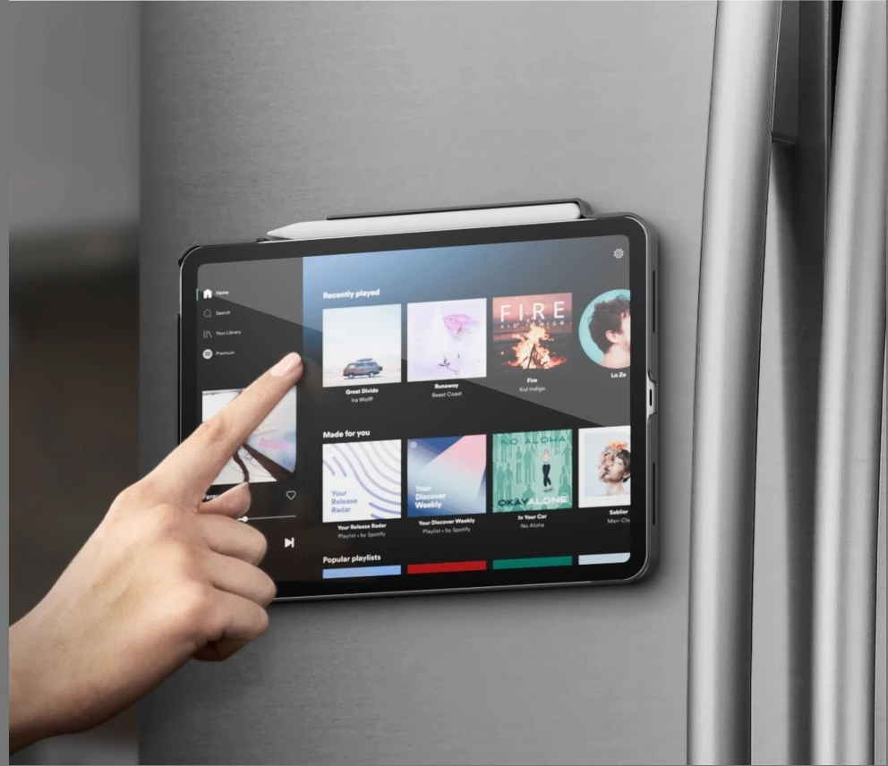 Dėklas UNIQ Rovus Snapmount Magnetic 360 Rotating Detachable skirtas Apple iPad Air 11″ (M2/M3) / Apple iPad Air 10.9