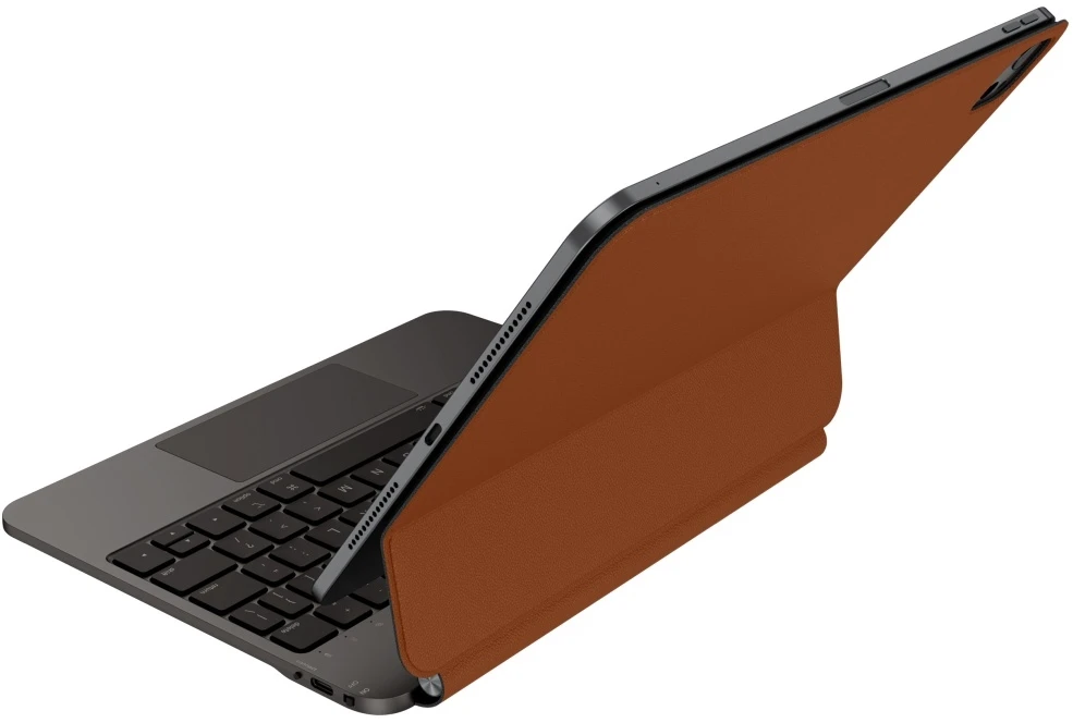 Dėklas UNIQ Venno Pro Magnetic Smart su klaviatūra skirtas Apple iPad Pro 11″ M4 (2024) caramel