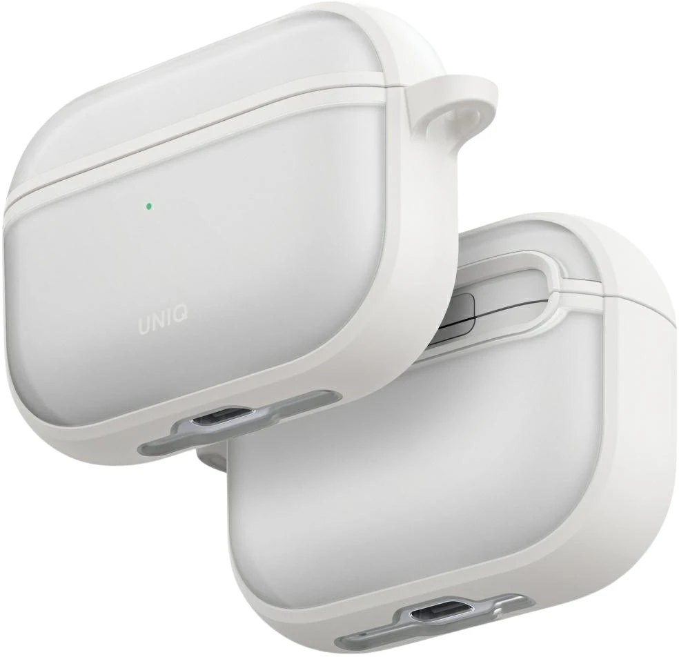 „Uniq Veren“ dėklas, skirtas „AirPods Pro 3“ ausinėms - Baltas