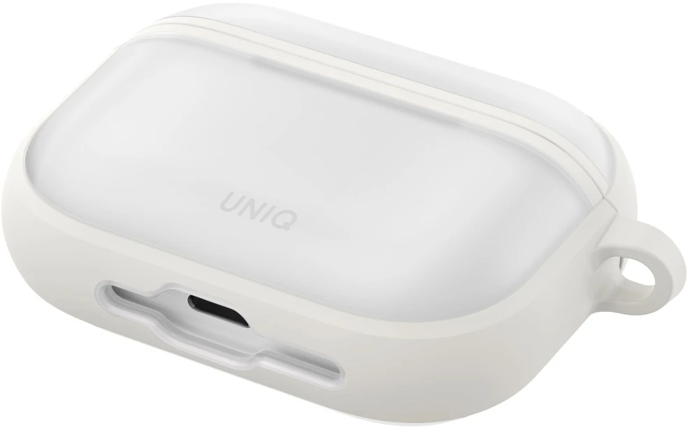 „Uniq Veren“ dėklas, skirtas „AirPods Pro 3“ ausinėms - Baltas