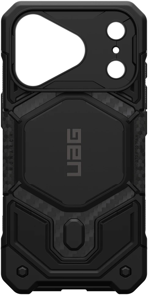 UAG Urban Armor Gear dėklas Monach Pro suderinamas su MagSafe, skirtas IPHONE 18 Pro / 17 Pro, anglies pluoštas