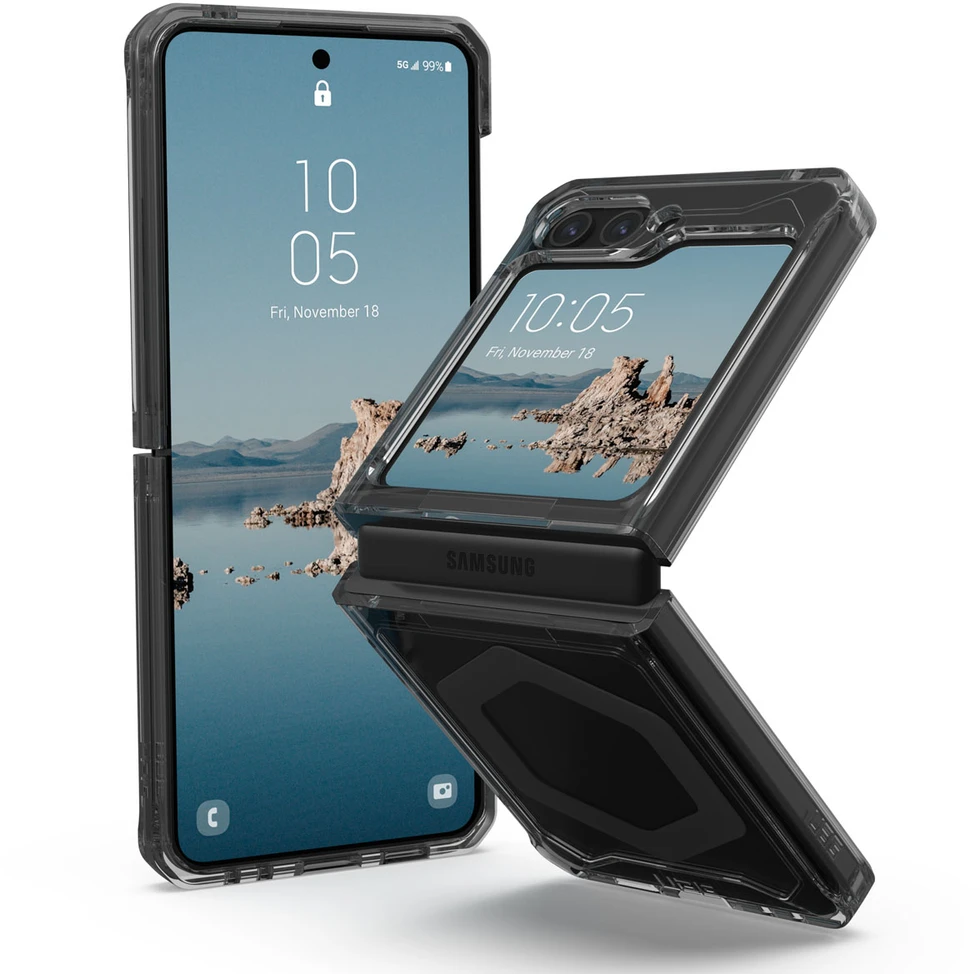 Dėklas Urban Armor Gear UAG Plyo Pro, ash/space pilkas - Samsung Galaxy Z Flip5