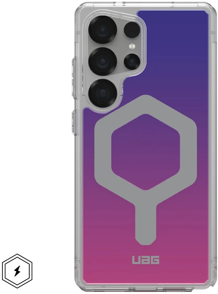 Dėklas Urban Armor Gear UAG Plyo Pro, Violetinė/Rožinė Ombre - Samsung Galaxy S25 Ultra