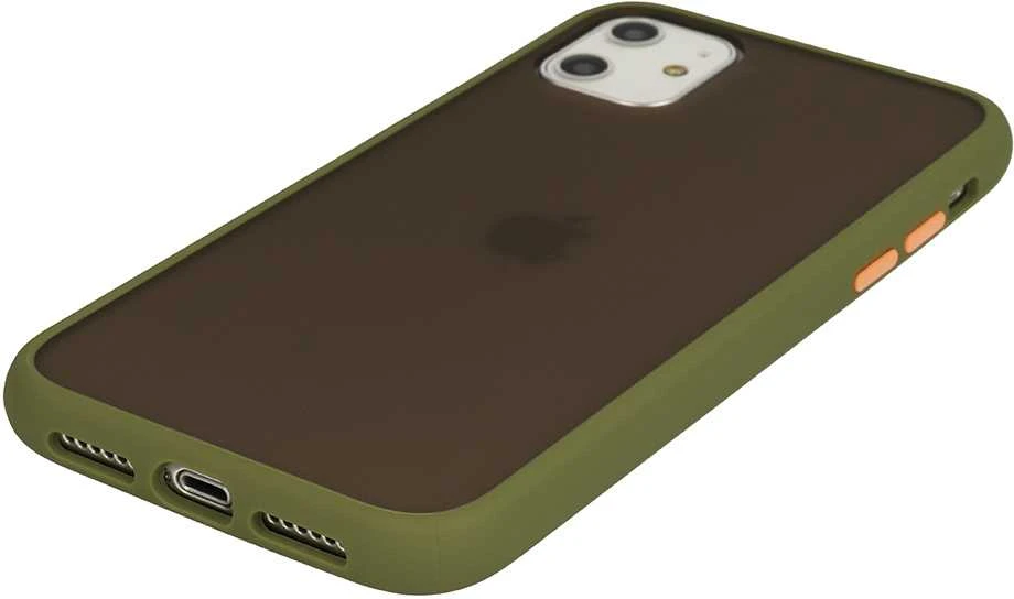 Dėklas Vennus Color Button Bumper skirtas Samsung Galaxy S21 Ultra Olive