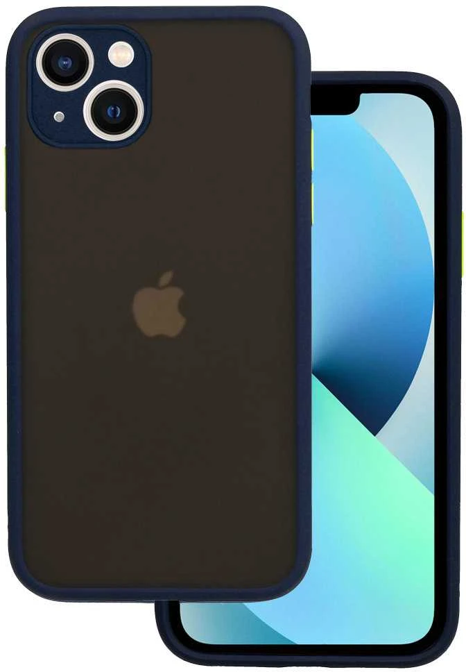 Dėklas Vennus Color Button Bumper skirtas Samsung Galaxy S22 Plus mėlynos spalvos