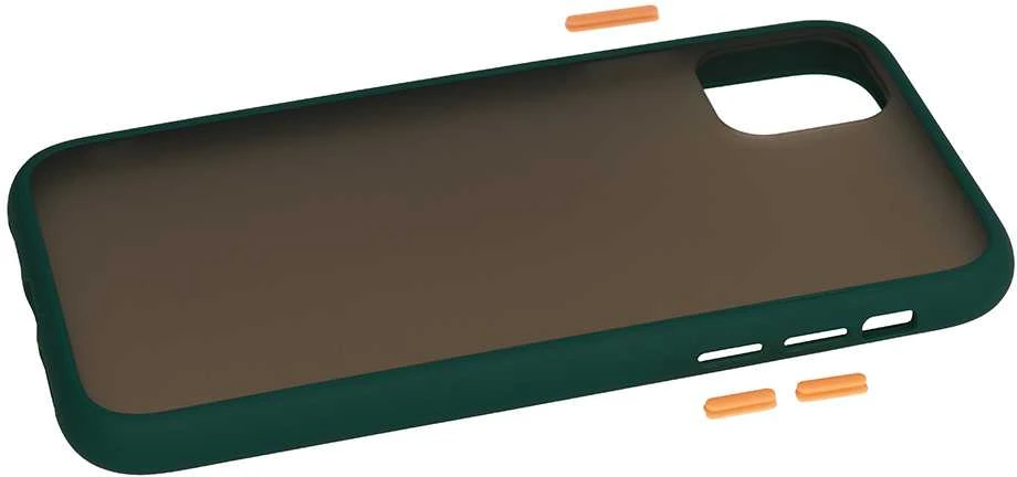 Dėklas Vennus Color Button Bumper skirtas Samsung Galaxy S21 Plus žalios spalvos