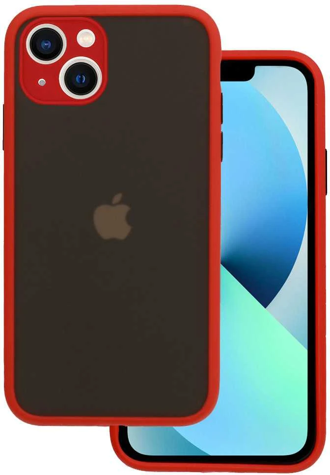 Dėklas Vennus Color Button Bumper skirtas Samsung Galaxy S23 Plus Raudona