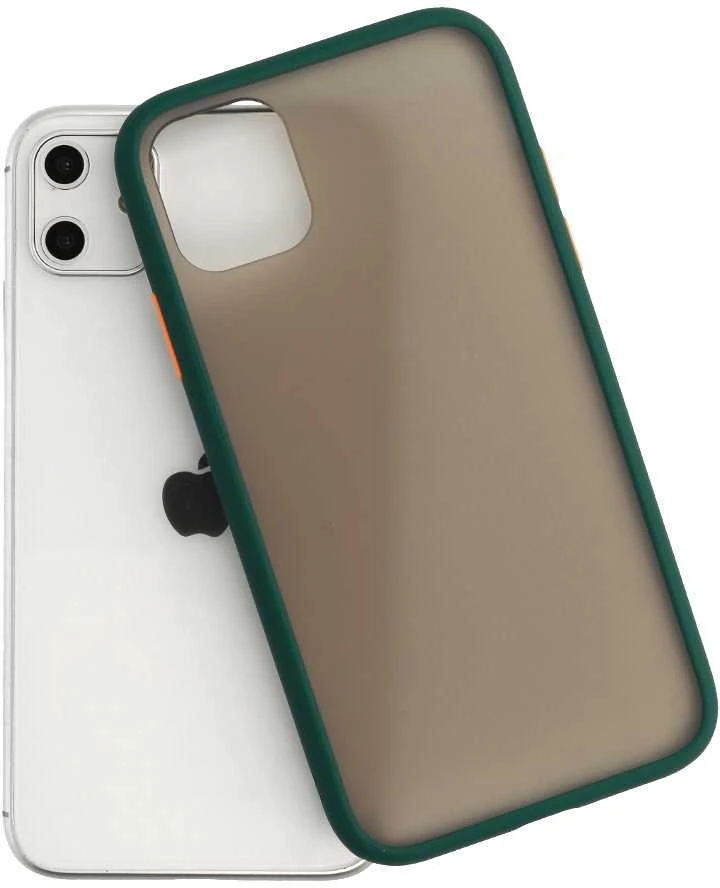 Dėklas Vennus Color Button Bumper skirtas Samsung Galaxy S21 Plus žalios spalvos