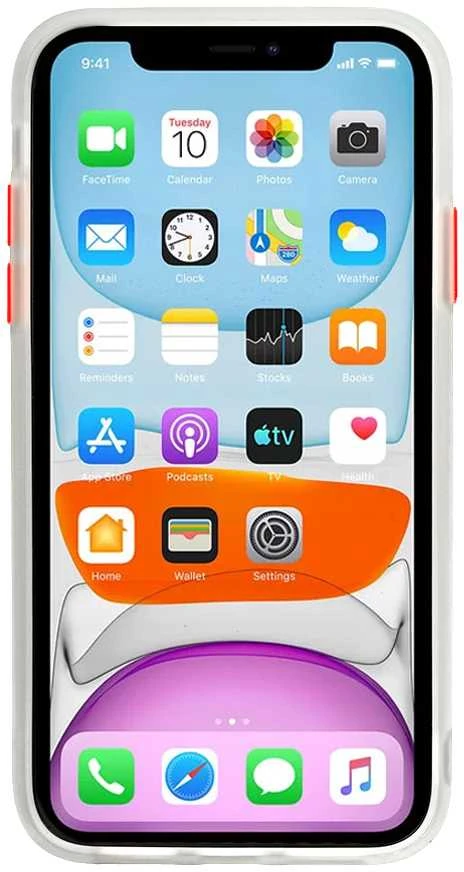 Dėklas Vennus Color Button Bumper skirtas Samsung Galaxy A20S skaidrus