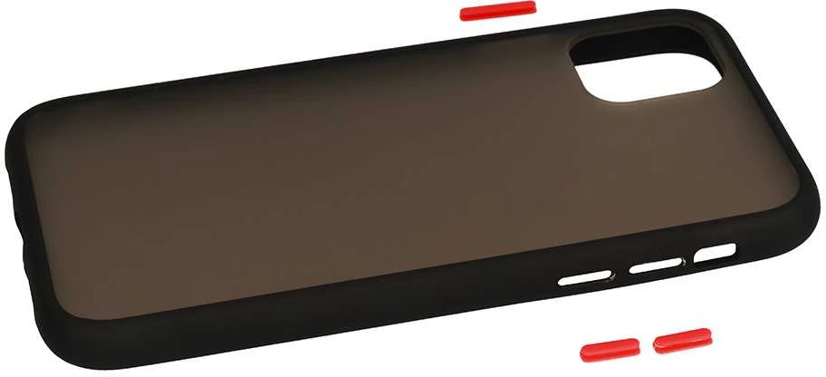 Dėklas Vennus Color Button Bumper skirtas Samsung Galaxy A20S juodos spalvos