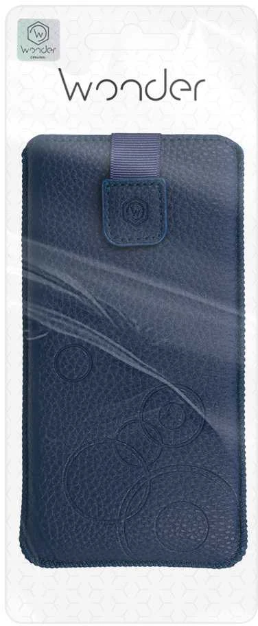 Dėklas WONDER Deko maišelis telefonui (Dydis L) Apple iPhone 13 Mini/12 Mini/SE 2020/2022/7/8 mėlynos spalvos