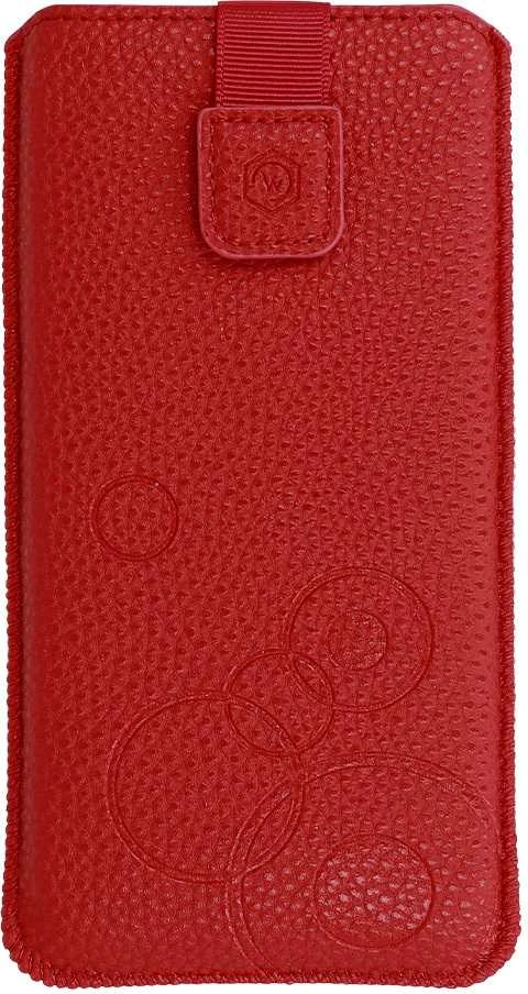Dėklas WONDER Deko maišelis telefonui (Dydis XXL) Samsung S23 Ultra/S22 Ultra/M33/M23/A14 5G/Xiaomi Redmi 12C raudonos spalvos