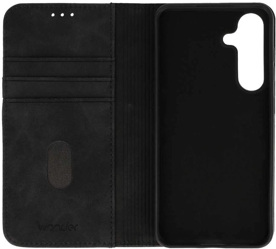 Dėklas Wonder Smart skirtas Apple iPhone 17 juodos spalvos