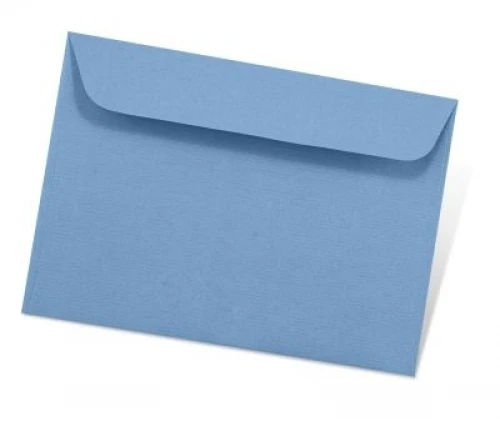 Dekoratyvinis vokas Artoz C6, 114x162mm, 100g, šviesiai mėlynos spalvos, 1vnt
