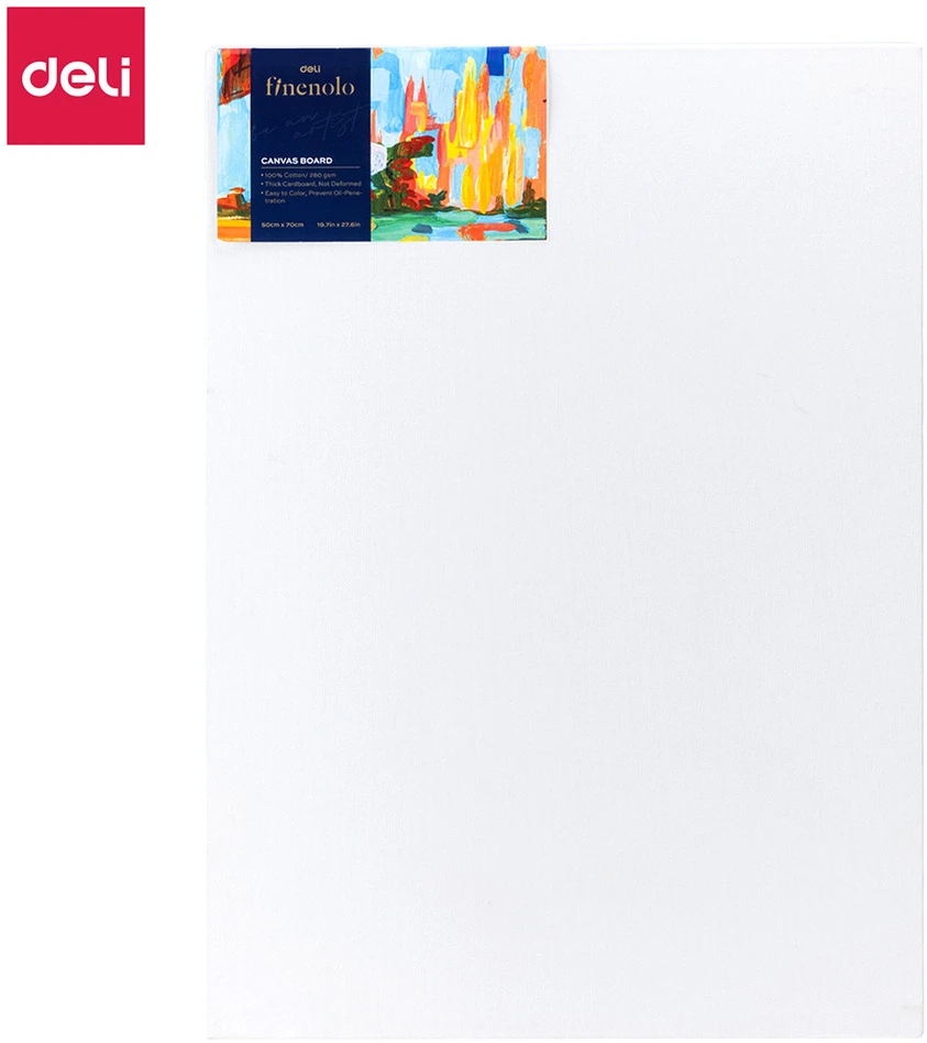 Deli Drobė Finenolo 50x70cm, 100 % medvilnė 280 g/m2 ant kartono, smulkaus pluošto
