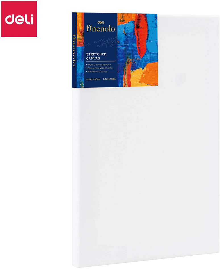 Deli Drobė Finenolo ant rėmo,20x30cm,280 g/m2,smulkaus pluošto,100 % medvilnė