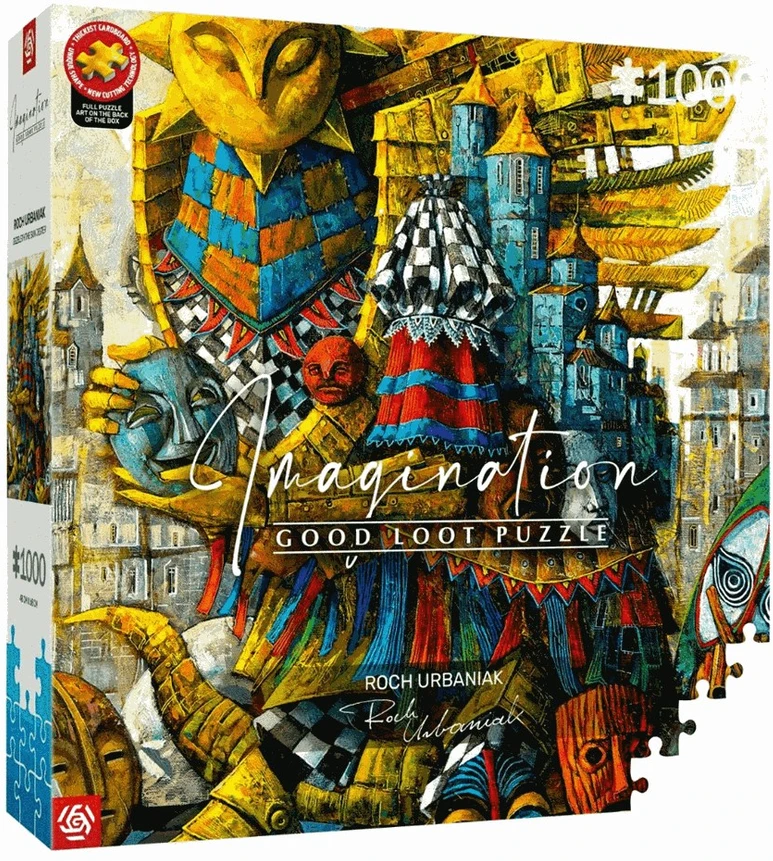 Dėlionė Cenega Puzzle Good Loot Imagination - Roch Urbaniak: Gezeleth, the Sun Jester 1000 pc(s)
