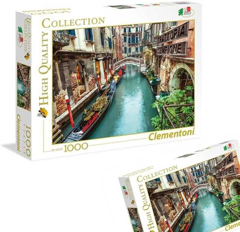 Clementoni Dėlionė 1000 vnt. - Venecijos kanalas, Italija