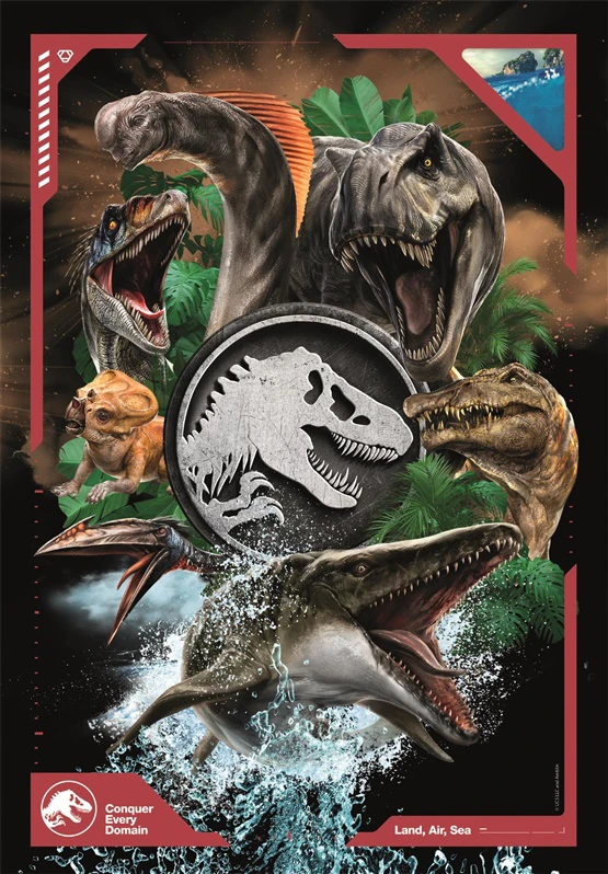 Dėlionė Clementoni Jurassic world 29098, 180 vnt