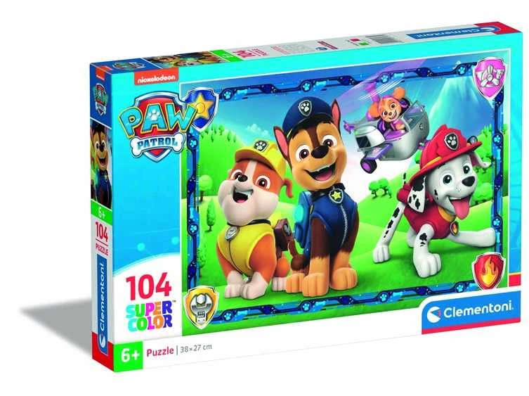 Clementoni Dėlionė 104 vnt. - Šunyčiai patruliai (PAW Patrol)