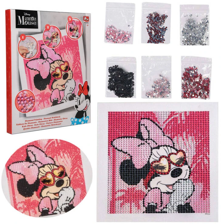 Nezatříděno „Disney Diamond Cutter Minnie“ pelės deimantų tapyba ZA 5132