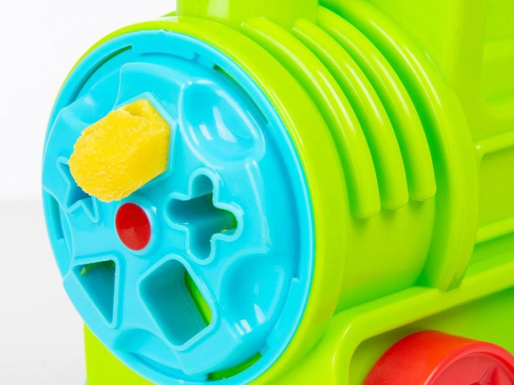Fisher Price traukinys + tešla 3 spalvos