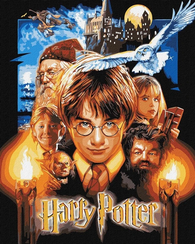 Ideyka TAPYBA PAGAL SKAIČIUS RINK HARRY POTTER