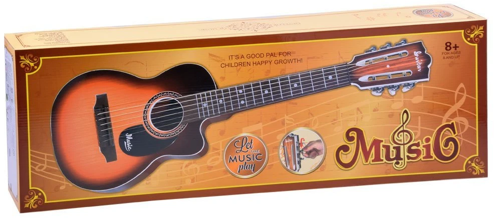 Jokomisiada 6 styginis vaikų gitaros žaislas 101011 m.