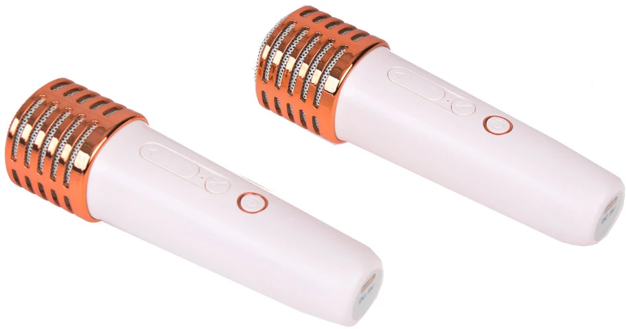 Jokomisiada „Bluetooth“ garso kalba + belaidis mikrofonas x2 KARAOKE rinkinys IN0178
