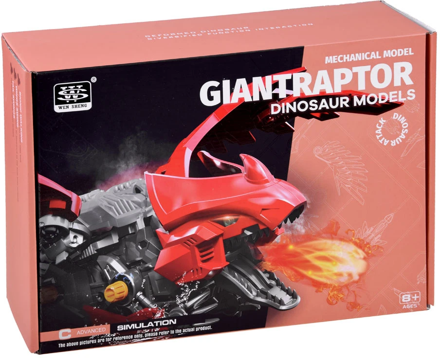 Jokomisiada Dinosaur RAPTOR kilnojamas sulankstomas modelis ZA437