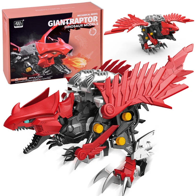 Jokomisiada Dinosaur RAPTOR kilnojamas sulankstomas modelis ZA437