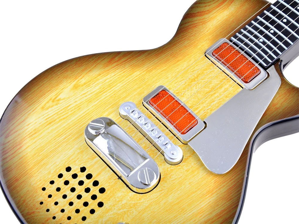 Jokomisiada Elektrinės gitaros žaislas vaikams melodijos šviesa + dirželis IN0169 JA