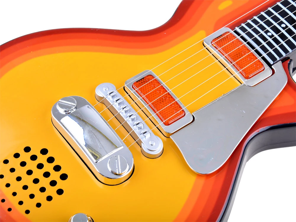 Jokomisiada Elektrinės gitaros žaislas vaikams melodijos, šviesa + dirželis IN0169 CI