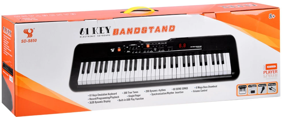 Jokomisiada Organų SD-850 + mikrofonas 61 raktai