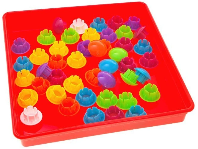 Dėlionė Jokomisiada Creative Montessori mosaic button puzzle - pin pictures ZA1706