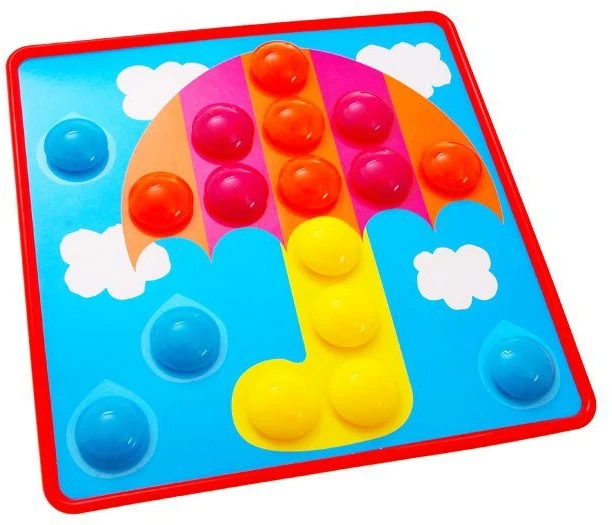 Dėlionė Jokomisiada Creative Montessori mosaic button puzzle - pin pictures ZA1706