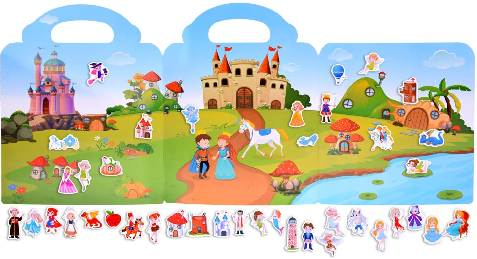 Jokomisiada Pasakų lipdukų albumas „Princess Castle