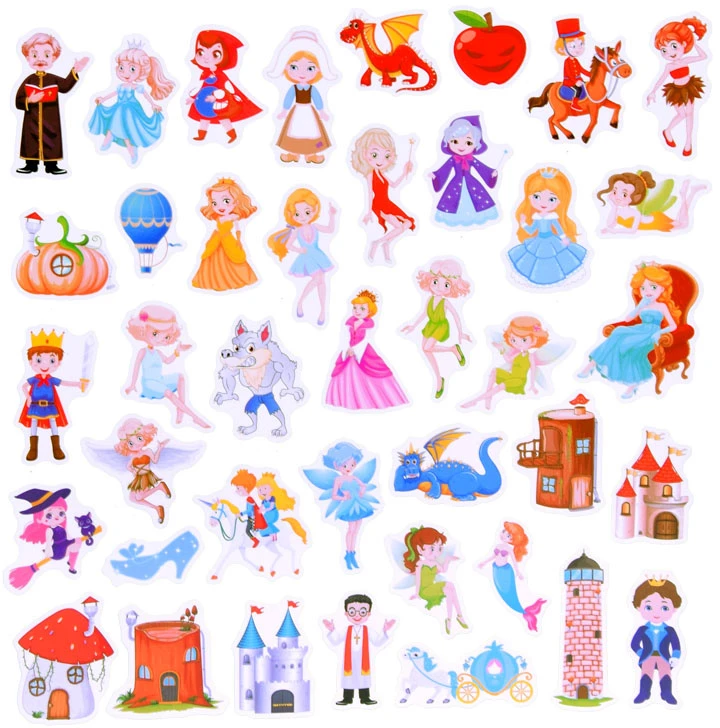 Jokomisiada Pasakų lipdukų albumas „Princess Castle