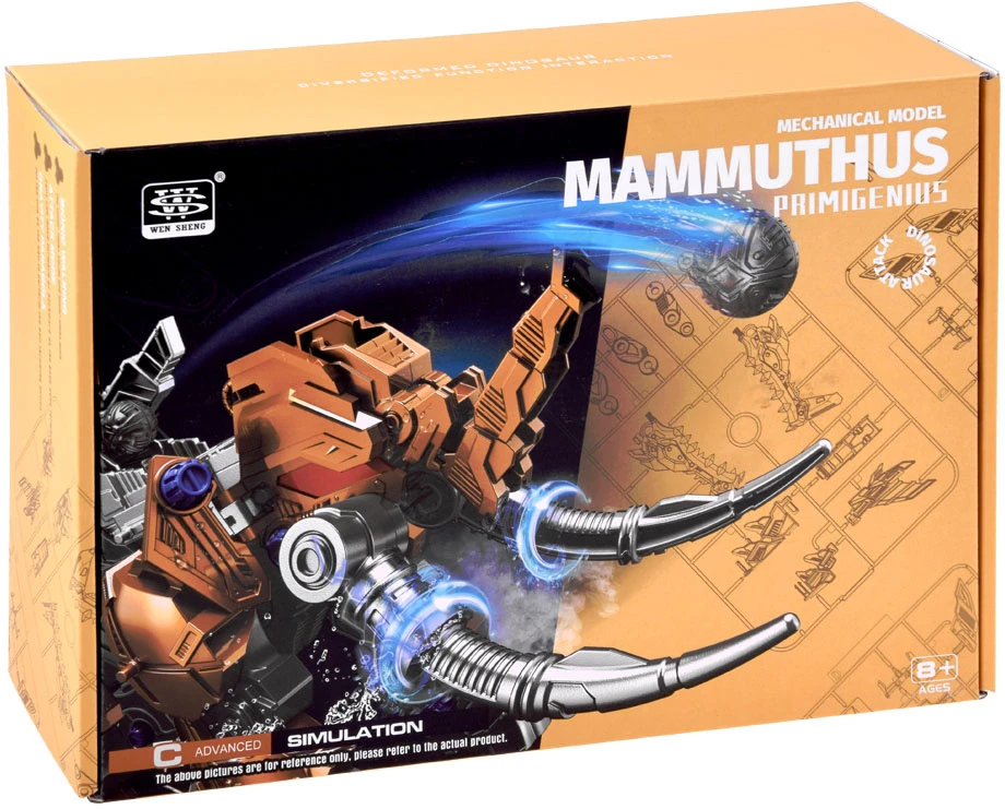 Jokomisiada Mamutas mechaninis sulankstomas modelis ZA4373