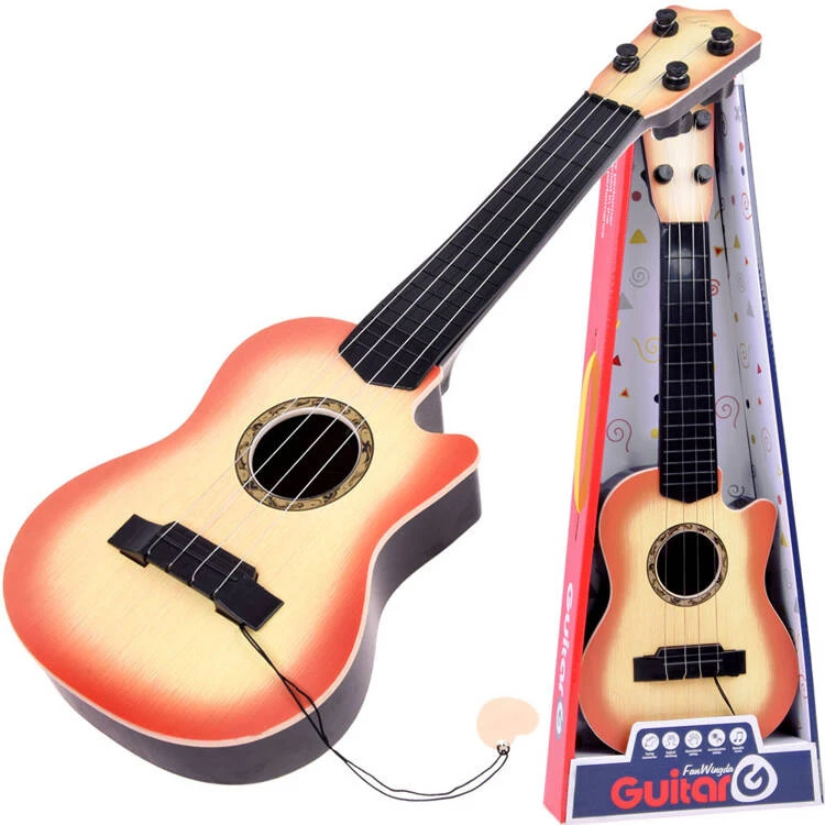 Jokomisiada Maža 4 stygų gitara vaikams, plunksninė IN0120