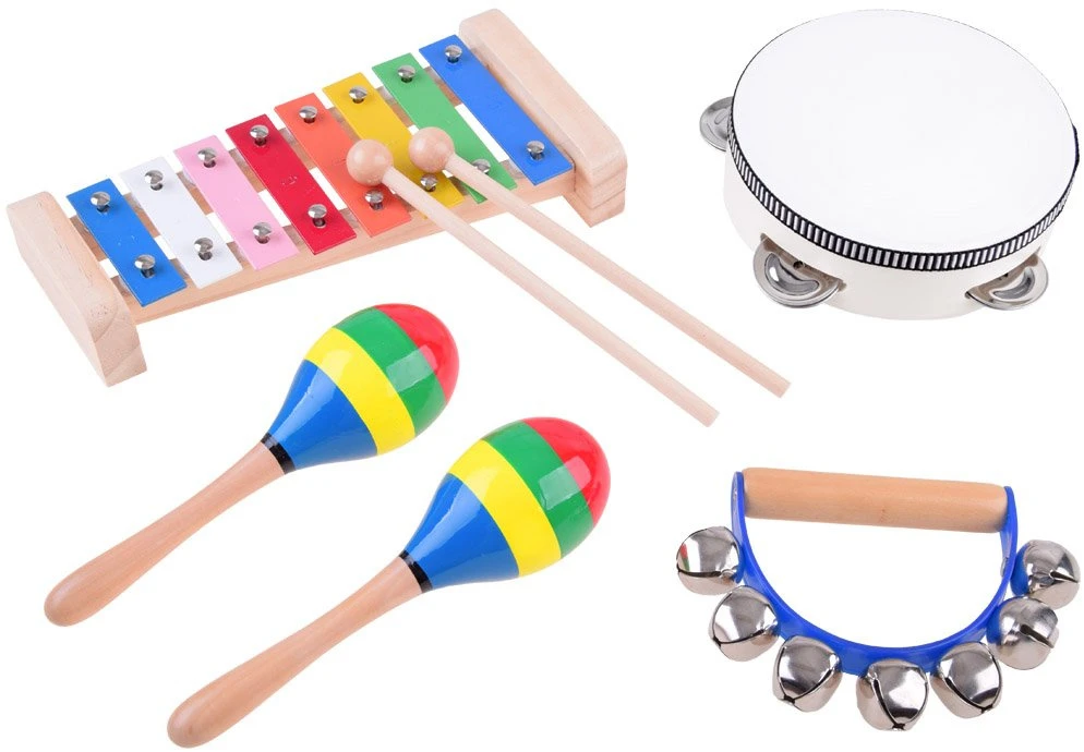 Jokomisiada Medinis instrumentų rinkinys 4in1 žaislas IN0134