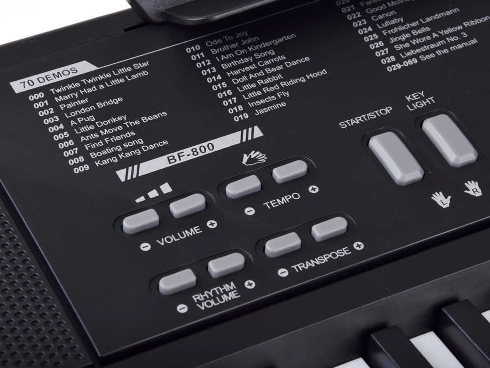 Jokomisiada Organ CLASSIC KEYBOARD 61-keys with a wood feel + microphone IN0184